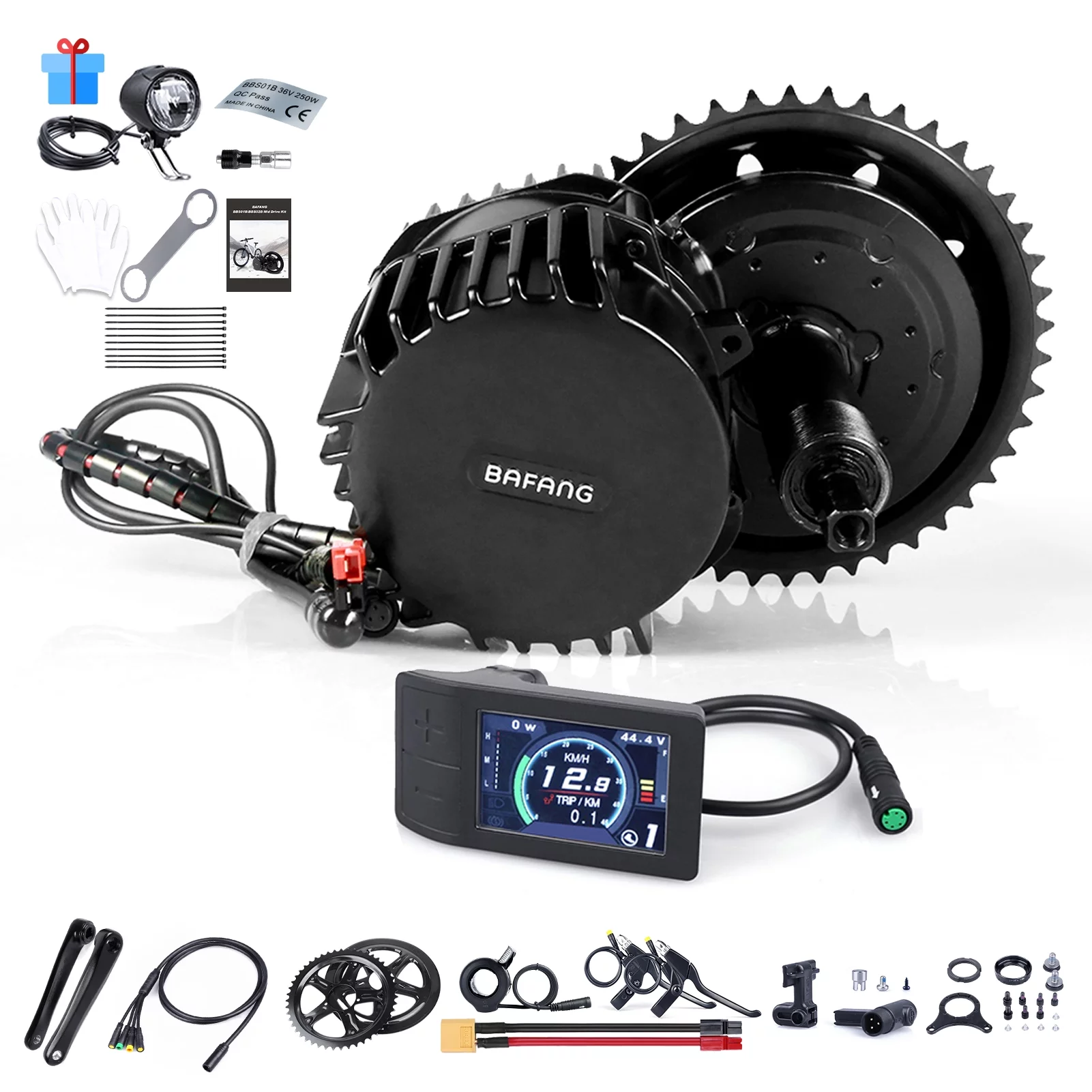 Bafang BBSHD 52V 1000W Mid Drive Motor Ebike Conversion Kit for Road Mountain Commuter Bike