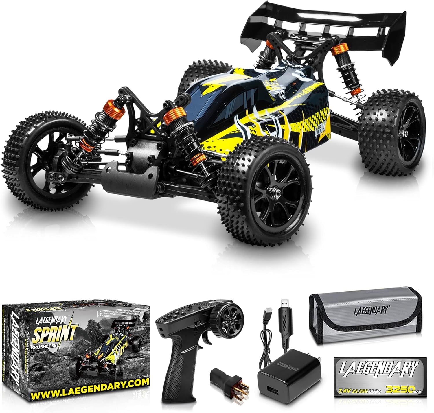 1:10 Large Scale RC Cars 35+ km/h High Speed