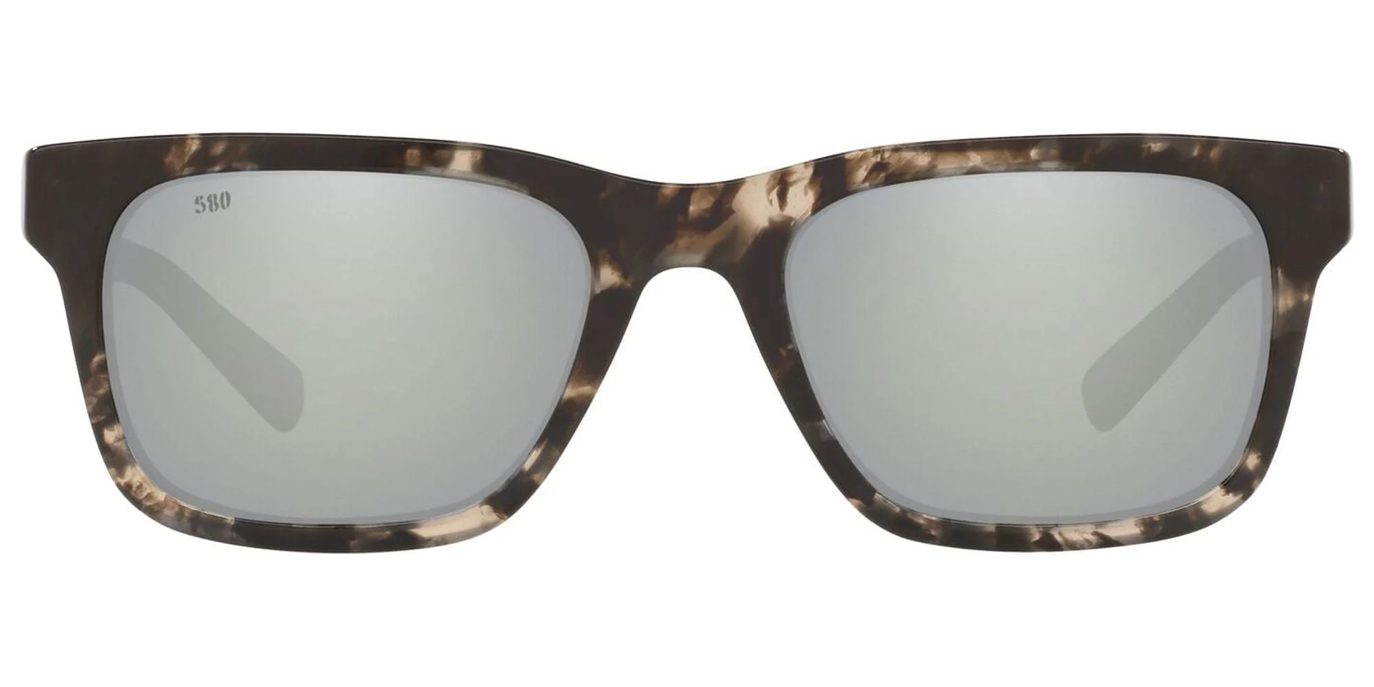 Costa Del Mar Tybee Polarized Blue Mirror 580G Square Sunglasses TYB 282 OBMGLP