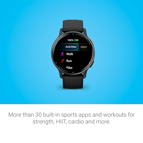 Garmin v&iacute;voactive 5, Health and Fitness GPS Smartwatch, AMOLED Display, Up to 11 Days of Battery, Ivory