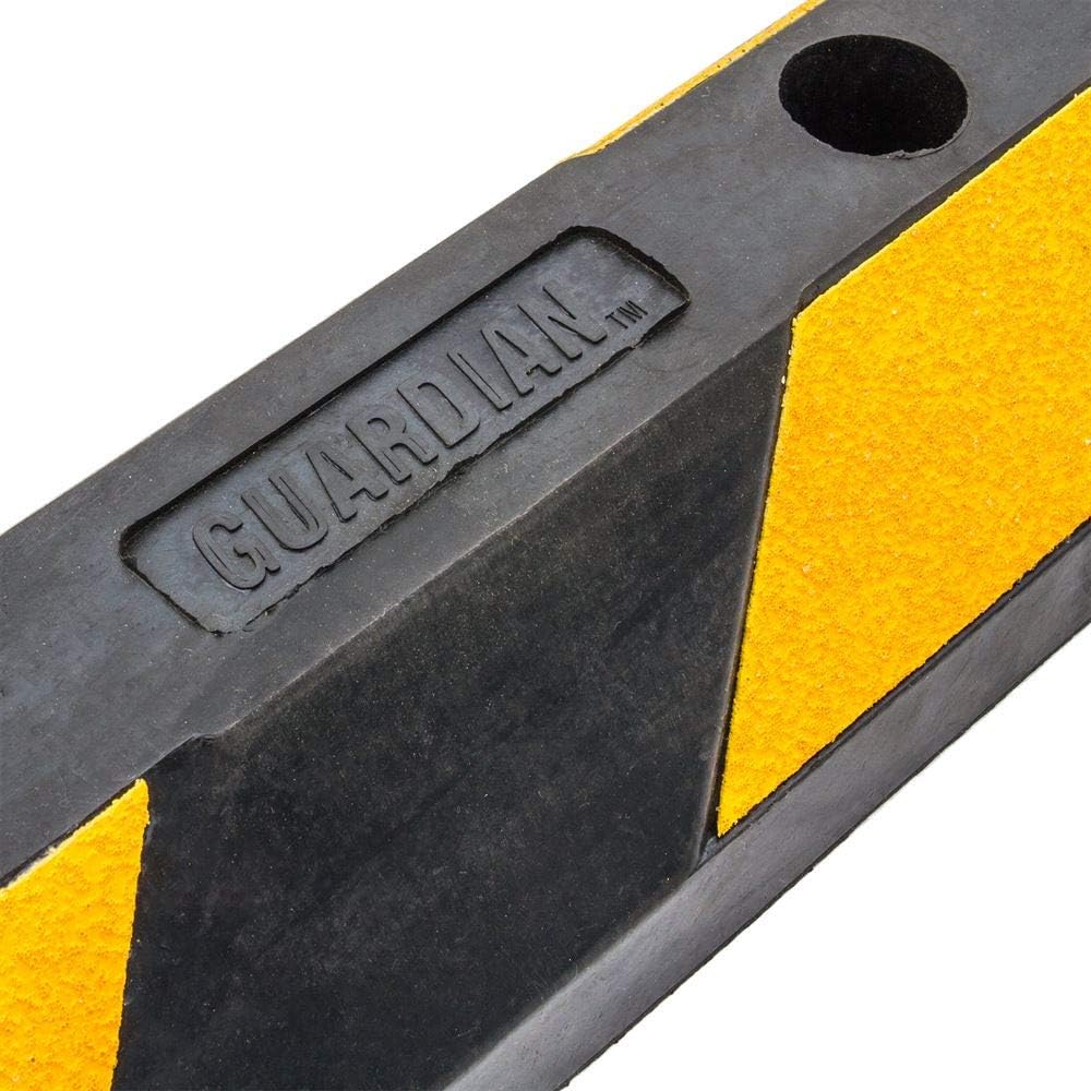 Discount Ramps Guardian DH-PB-5 Heavy Duty Rubber Parking Curb - 36 Inch x 5.9 Inch Pack of 2