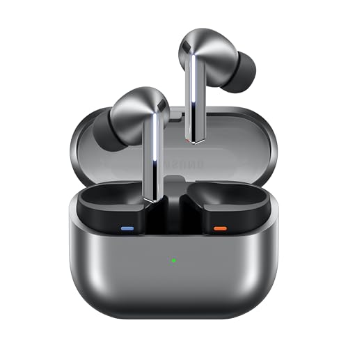 Samsung Galaxy Buds 3 Pro AI True Wireless Bluetooth Earbuds, Noise Cancelling, Sound Optimization, Redesigned Comfort Fit, Silver [US Version