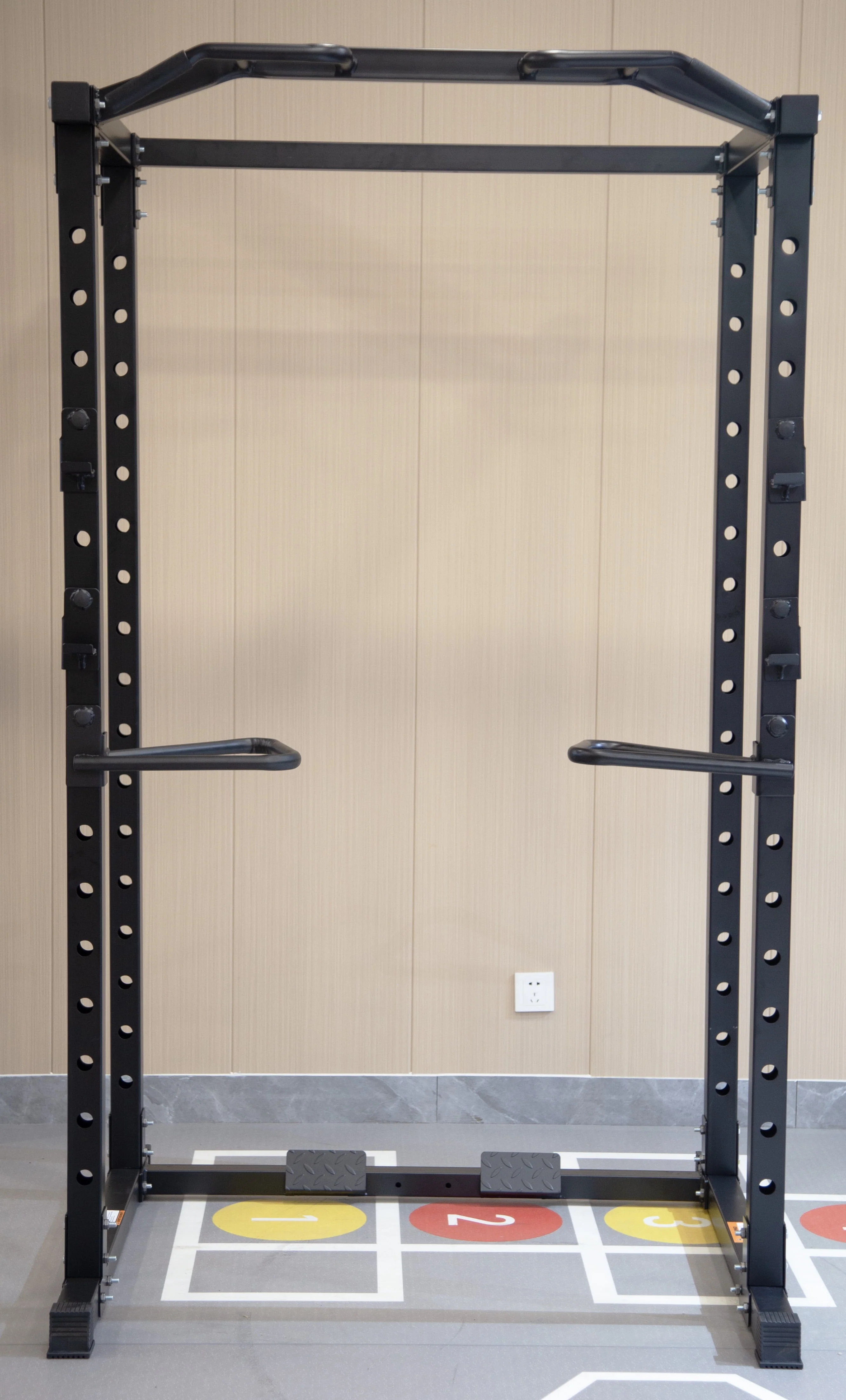 BalanceFrom PC-1 Series 1000lb Capacity Multi-Function Adjustable Power Cage Power Rack with Optional Lat Pull-down and Cable Crossover
