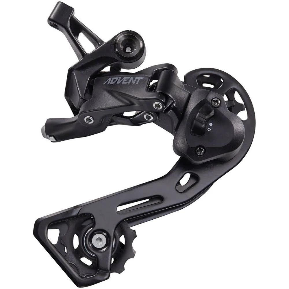 Microshift Advent Rear Derailleur - 9 Speed Medium Cage Black with Clutch