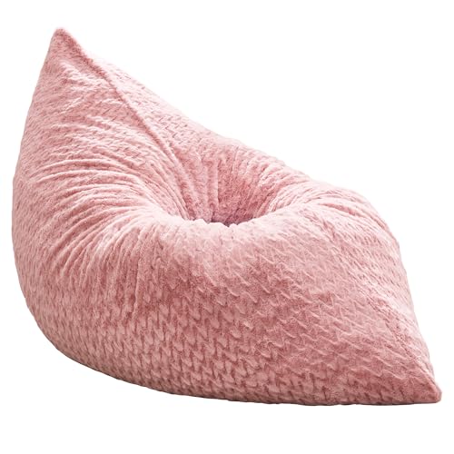 Hobestluk 3 in 1 Bean Bag Chair Giant Bean Bag Chairs Convertible Bean Bag Floor Cushion with Machine Washable Cover