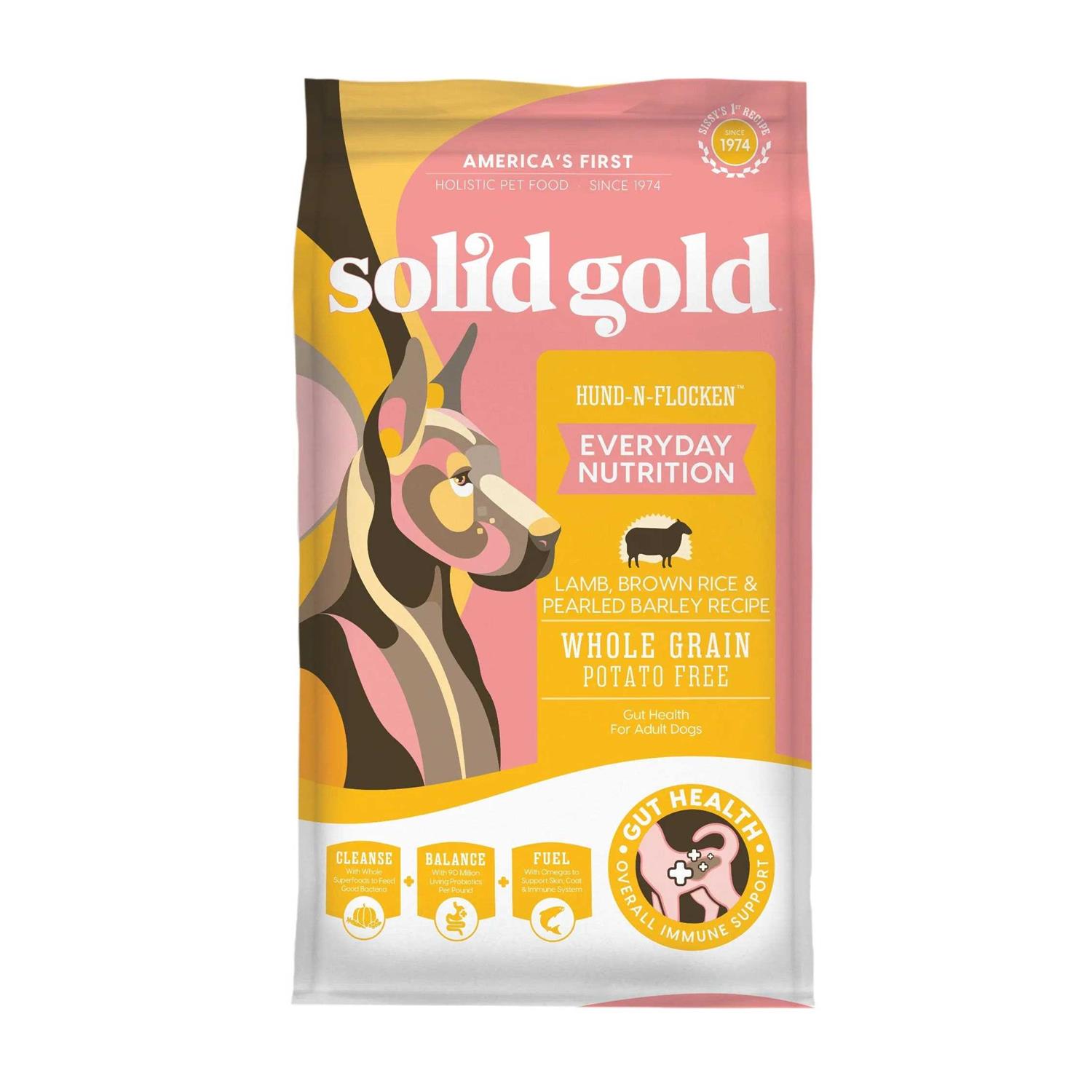 Solid Gold Hund-N-Flocken Dry Dog Food Lamb - Pet Supplies online store