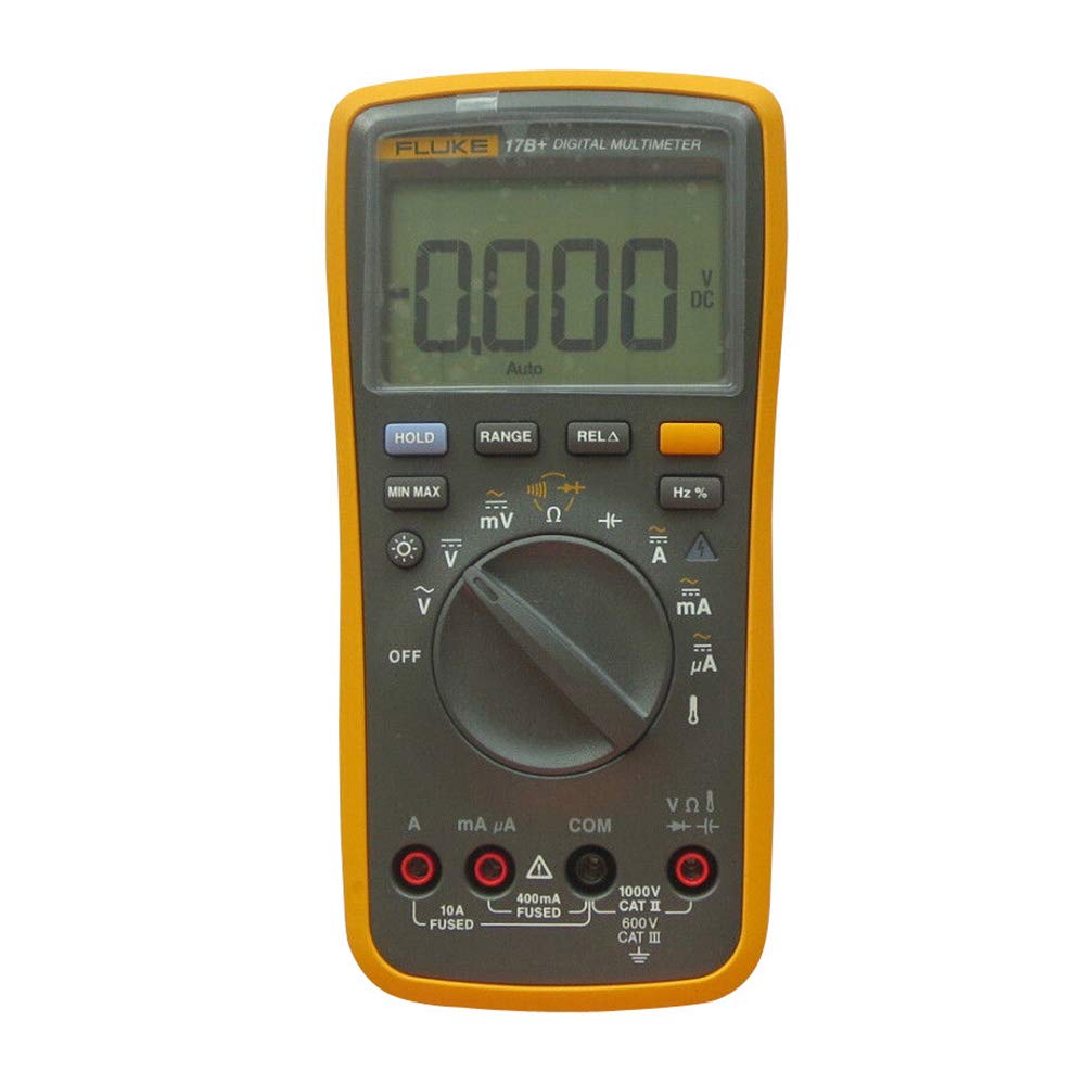 FLUKE 17B+ Digital Multimeter w/ Temperature & Frequency (CARRYING CASE INCLUDED)
