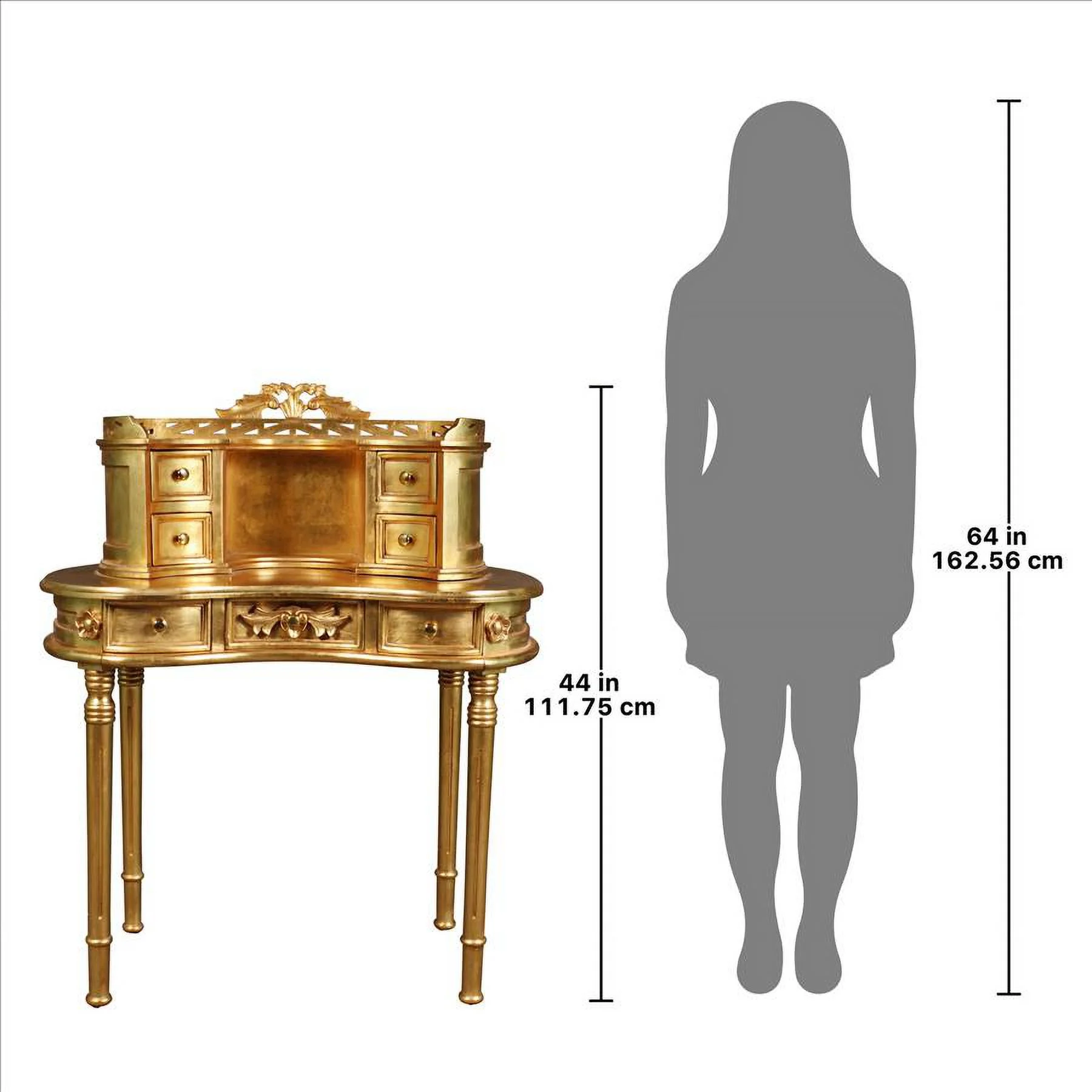 Design Toscano Lady Constance's Petite Writing Desk