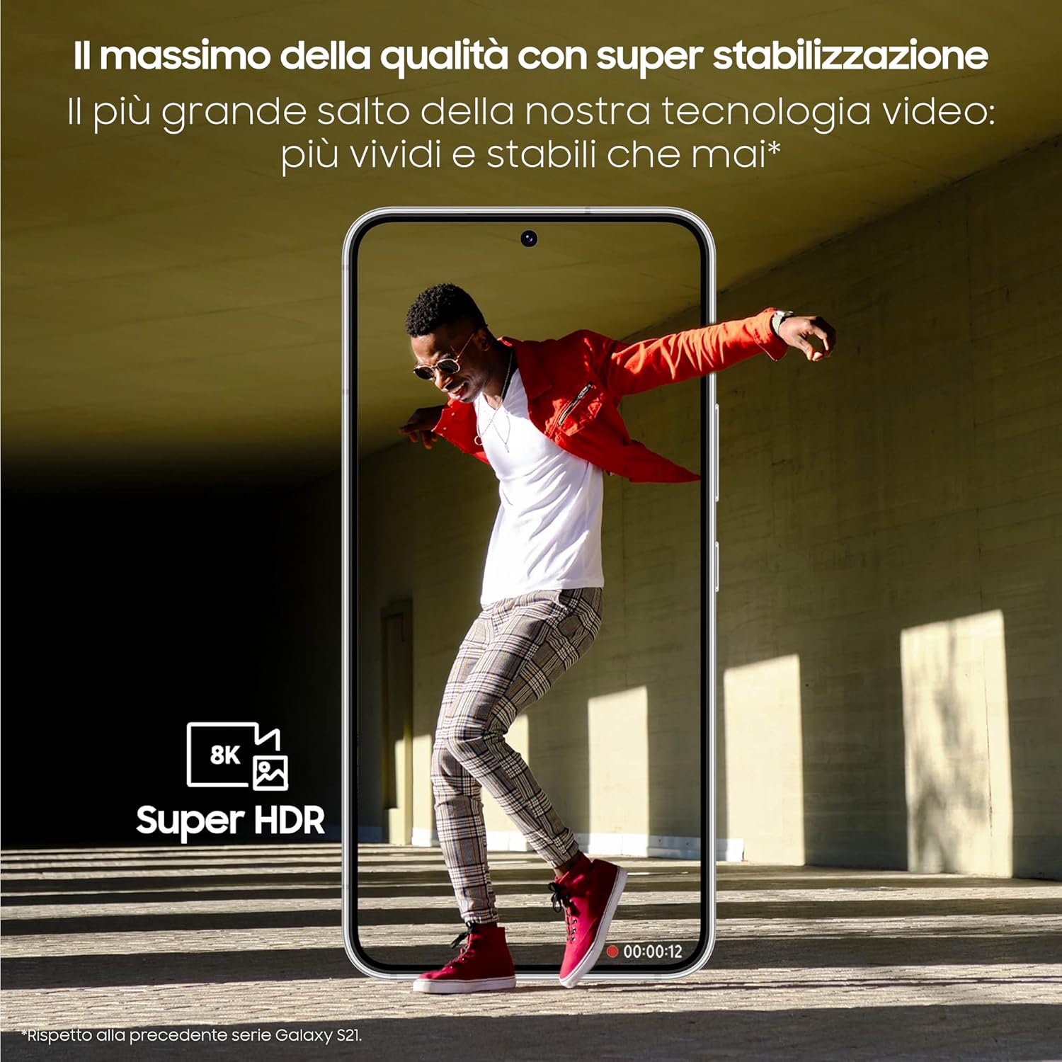 SAMSUNG Galaxy S22 5G SM-S901B/DS 128GB 8GB Dual SIM Factory Unlocked GSM Smartphone - International Version (White)