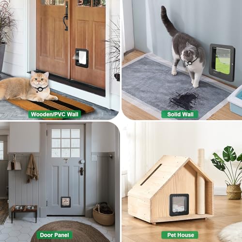 Smart Cat Door for Interior & Exterior