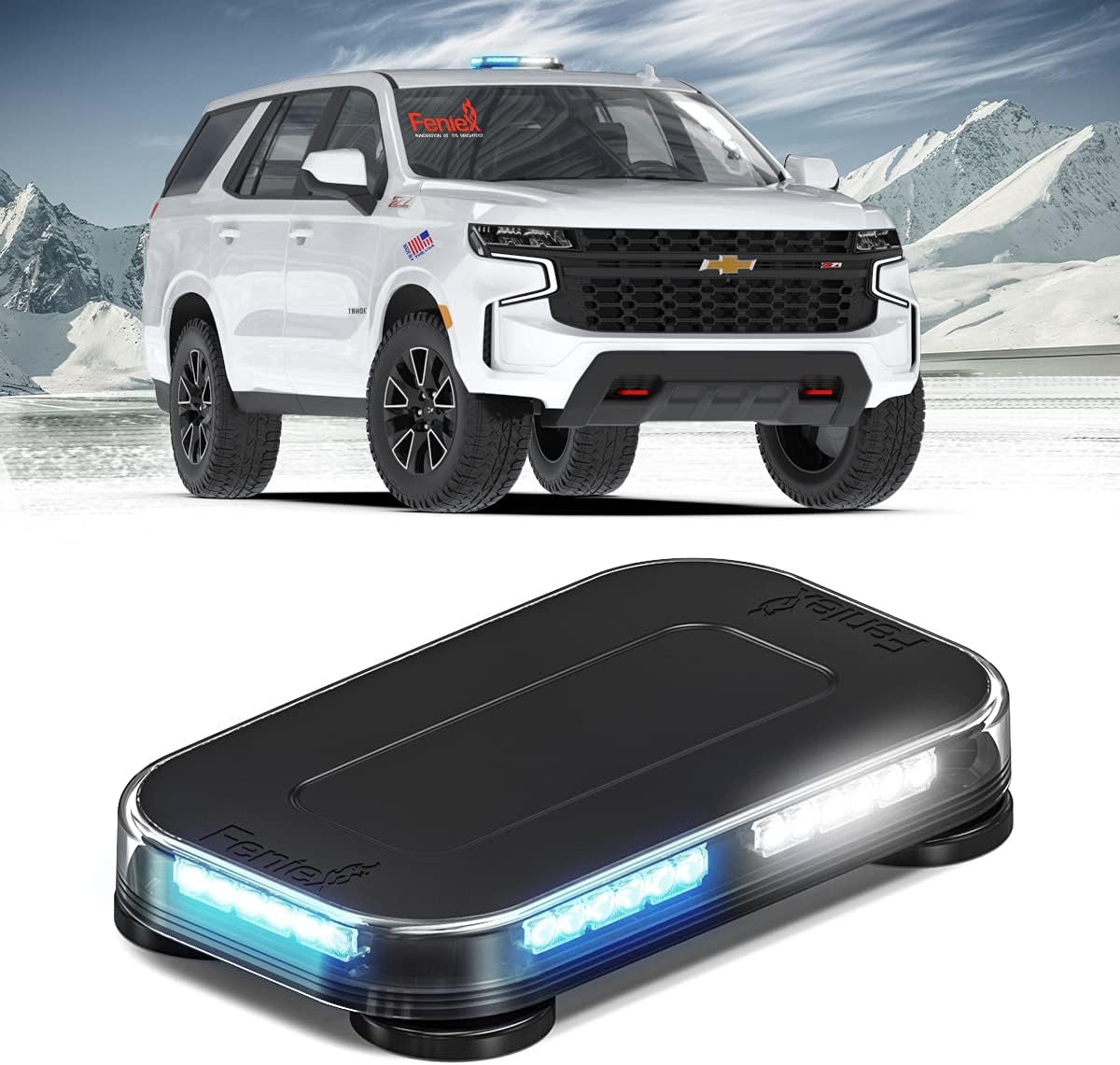 Feniex Industries - Fusion-S Mini Lightbar With Controller (Amber)
