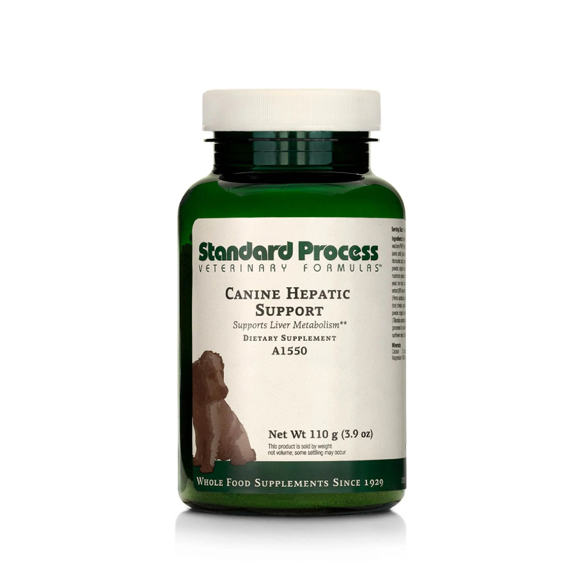 Standard Process - Canine Hepatic Support - Liver Metabolism Support for Dogs - 110 Grams - Kansas Nuitrition - HNZSDS