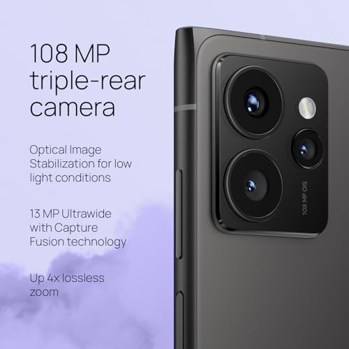 HMD Skyline 5G | Android 14 | Unlocked Smartphone | Dual SIM | US Version | 8/256GB | 6.55" 144Hz pOLED Screen | 108MP Triple Camera | 50MP Selfie
