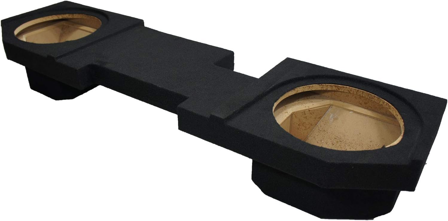 ASC Compatible with 2002-12 Dodge Ram Quad/Crew Cab Truck DTB-2X12-QUAD-UP Dual 12 Subwoofer Box Enclosure