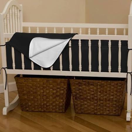 Carousel Designs Solid Seafoam Aqua Crib Bumper