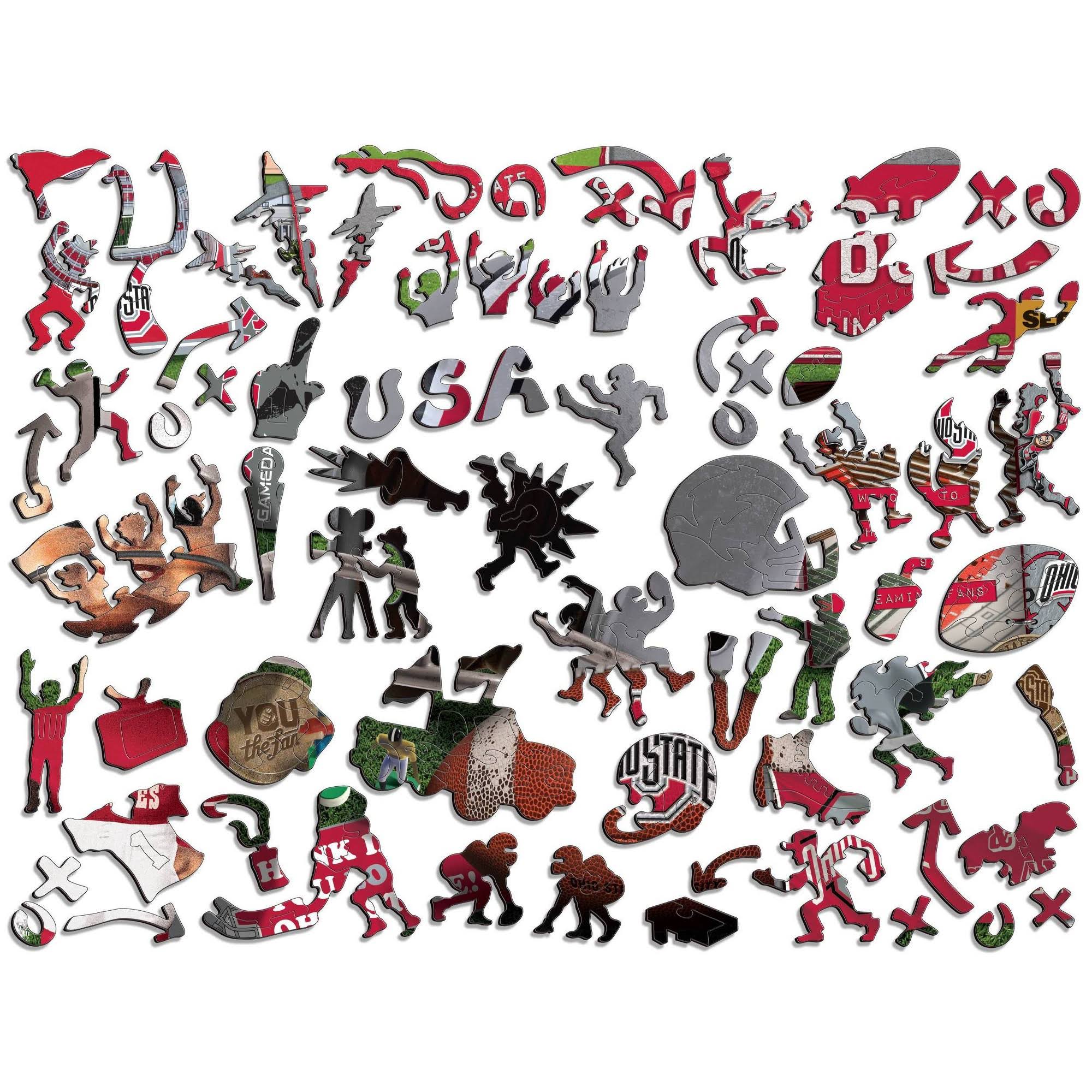NCAA Ohio State Buckeyes Wooden Retro Series Puzzle - 333pc