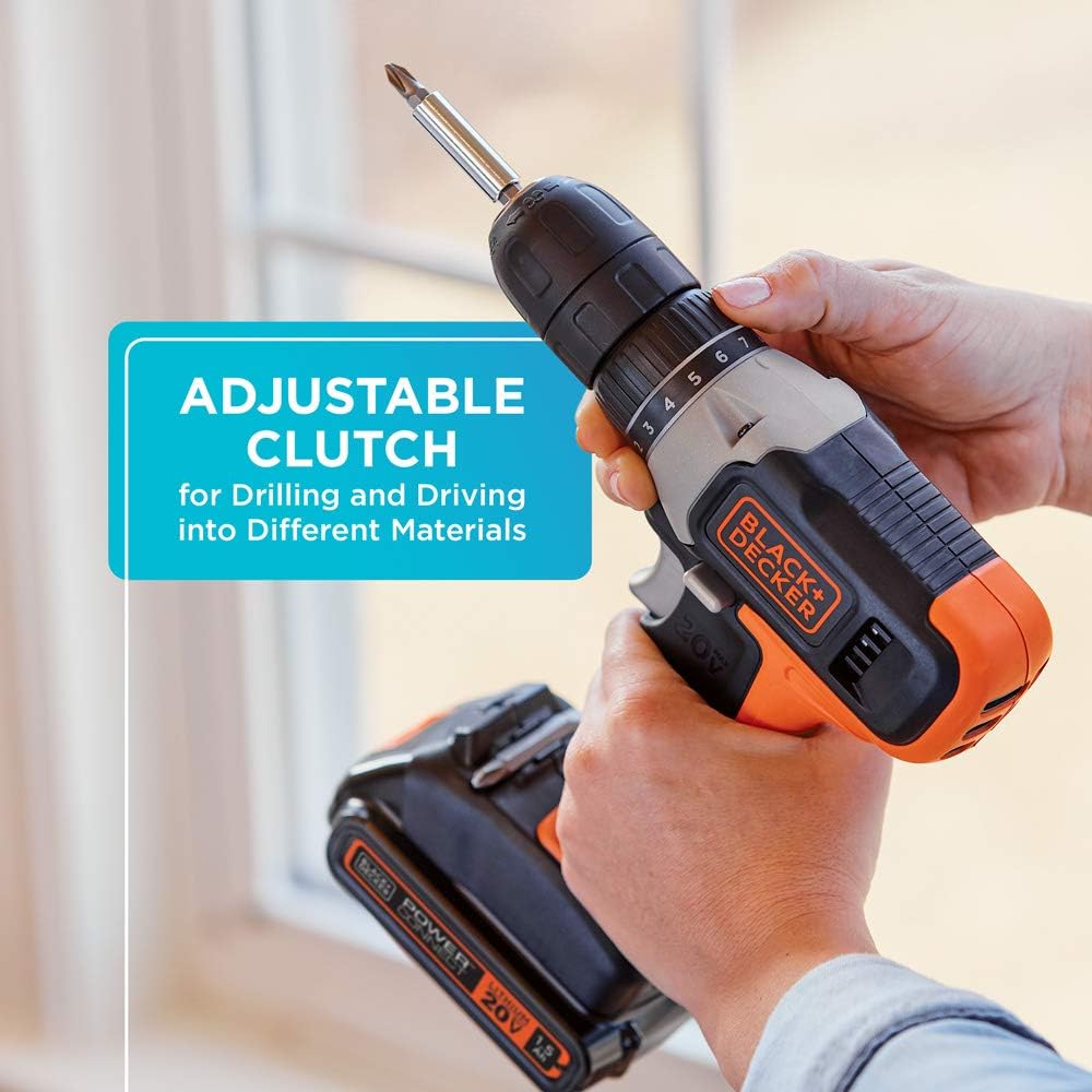 beyond by BLACK+DECKER 20V MAX Cordless Drill/Driver (BCD702C1AEV) Pack of 2