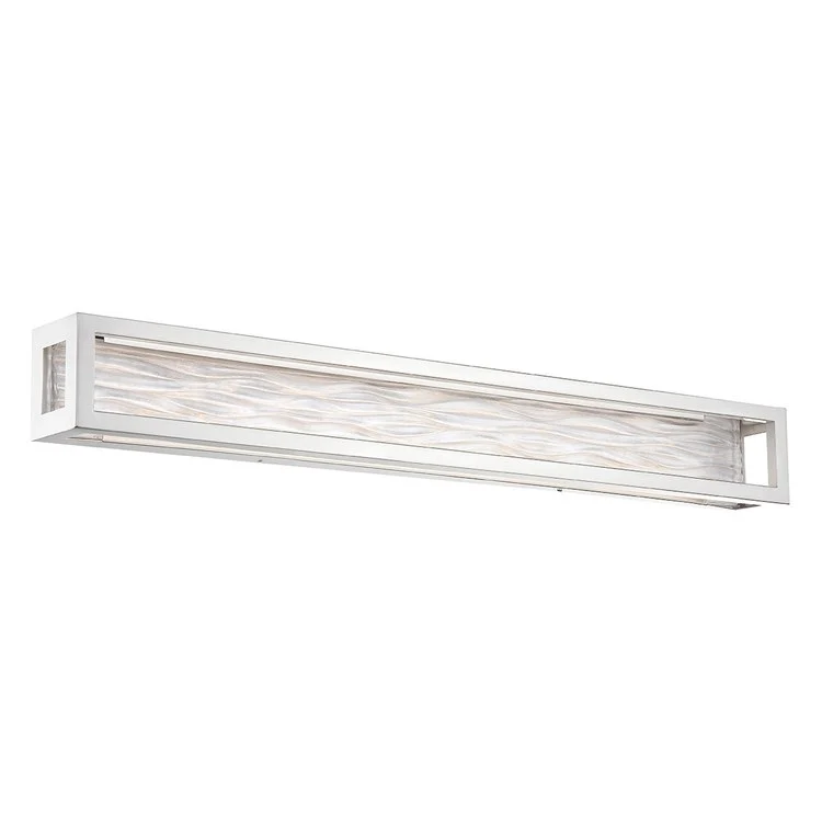 Shock Waves Single-Light 38" LED Bathroom Vanity/Wall-Mount Lighting Fixture 3000K
