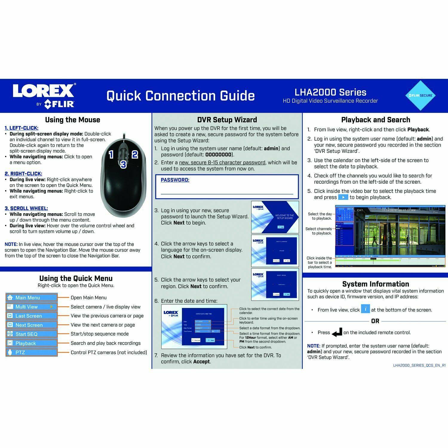 Lorex LHA21081TC8B 8-Channel DVR with 8 Outdoor cameras Night Vision - DVR + camera(s) wired - 1 TB