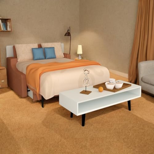 Full Size Murphy Bed Cabinet with Shelf and Drawers, Plywood Hidden Beds,Wall Bedframe for Bedroom,Space-Saving, Noise Free, White