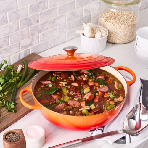 Le Creuset Signature Cast Iron Chef's Oven, 7.5qt, Flame