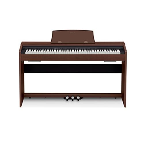 Casio Privia PX-770 – 88-Key Weighted Console Digital Piano | Tri-Sensor II Scaled Hammer Action Keys | AiR Sound Source, 19 Tones, Concert Play