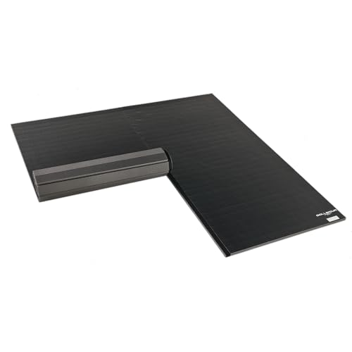 Dollamur 10’x10’x1.25” Wrestling Mat, Black, Home Workouts, Exercise, FLEXI-Connect®