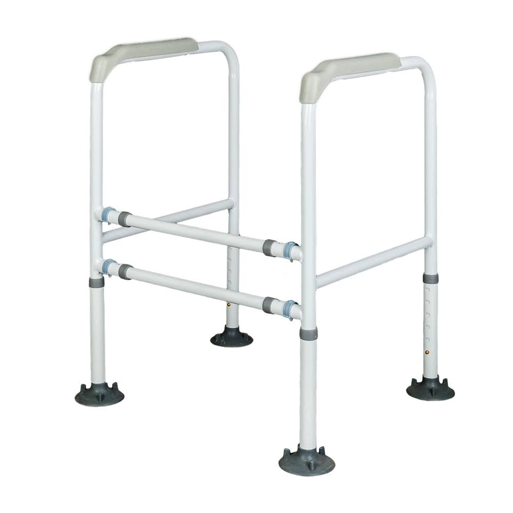 Winado Adjustable Toilet Safety Frame Rail 450lbs Grab Bar Support for Elderly Handicap