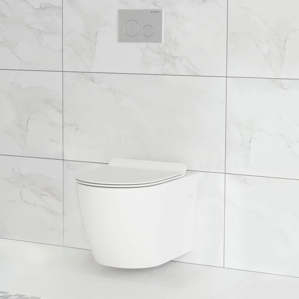 Swiss Madison St. Tropez Wall Hung Toilet Bundle (SM-WT449, SM-WC424, SM-WC001C) Bowl
