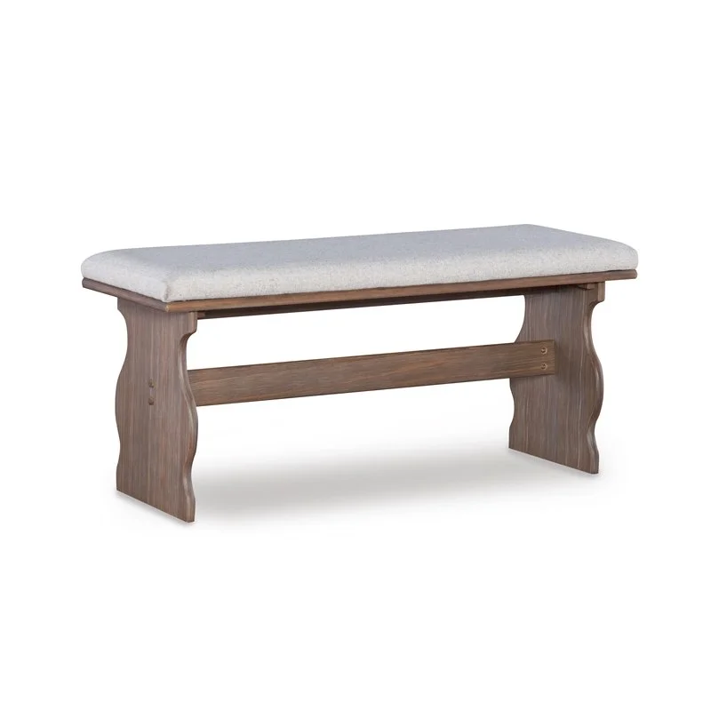 Linon Natasha Wood Corner Nook Dining Set in Brown
