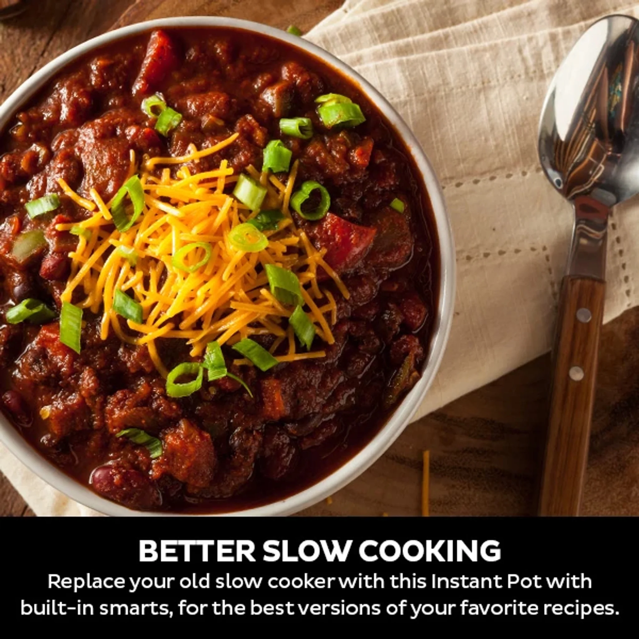 Instant Pot 8 Quart Crisp Multi-Cooker + Air Fryer, 9-in-1: Pressure Cook, Steam, Slow Cook, Sauté, Air Fry, Bake, Broil, Roast, Keep Warm, Rice