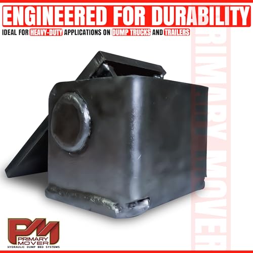 Heavy Duty 2Pcs Dump Truck Trailer Body Hinges - Greasable Weld-On Solid Steel Dump Trailer Hinges