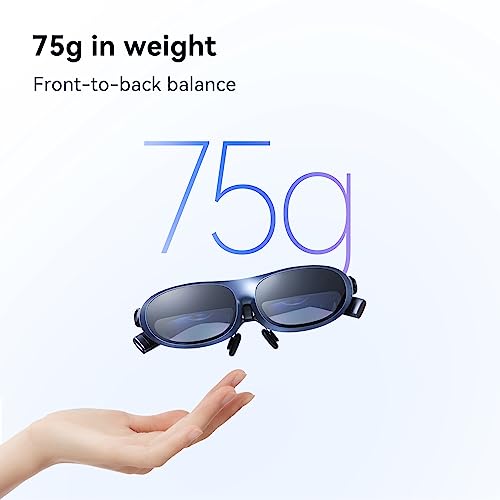 Rokid Max AR Glasses and HDMI, Augmented Reality Glasses Wearable Headsets Smart Glasses for Video Display