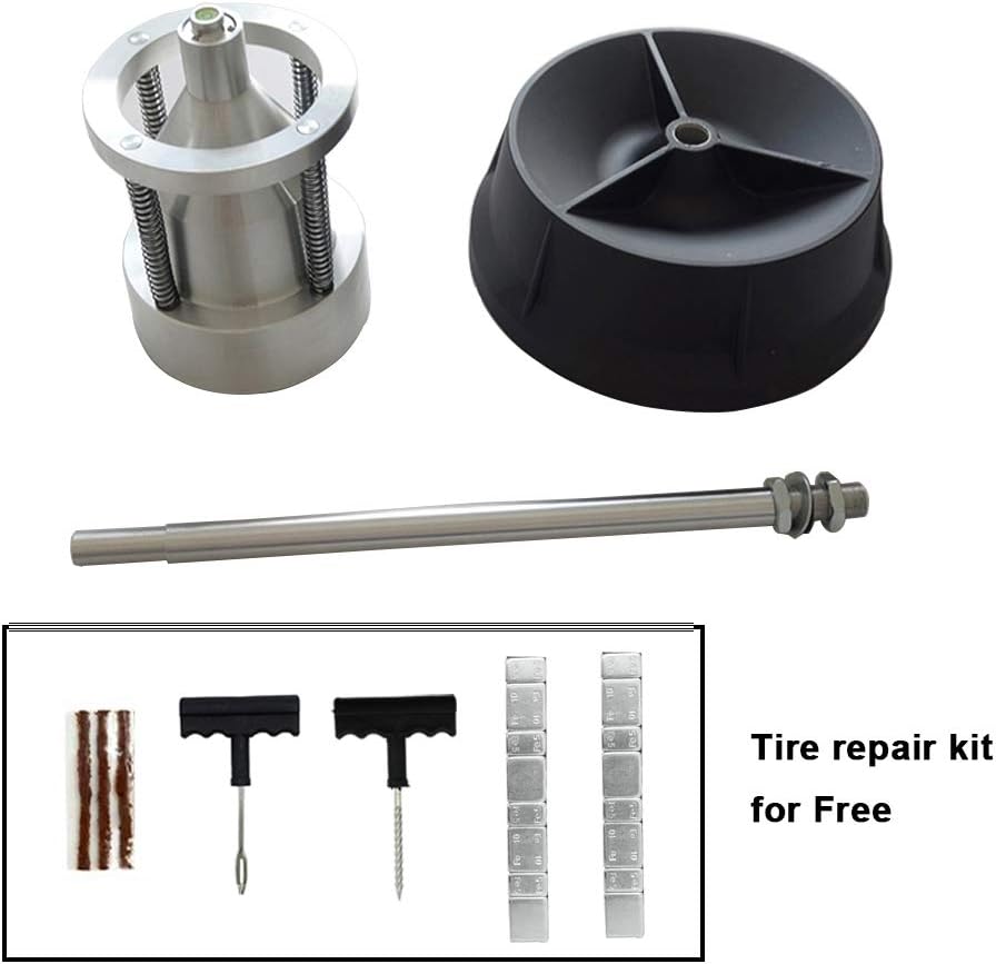 POWERWORKS Portable Bubble Wheel Balancer, Static Tire Rim Balancing Machine Balancer Changer, Wheel Tire Balancer for Automotive Cars Truck