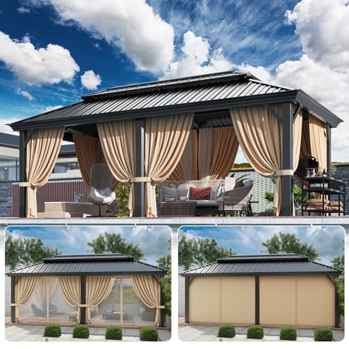 Hoteel 6x8ft Hardtop Grill Gazebo