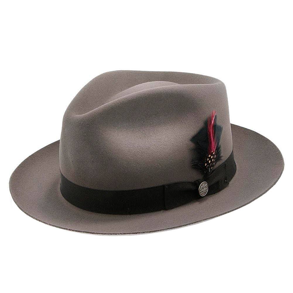 Stetson Chatham Fur Felt Fedora Hat: Size: 7 1/4 Caribou