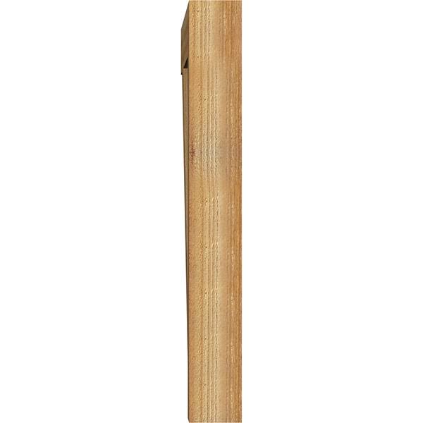 Ekena Millwork BKT04X28X32THR05RWR 4x22W x 28x22D x 32x22H Thorton Block Rough Sawn BRACKET, Western Red Cedar