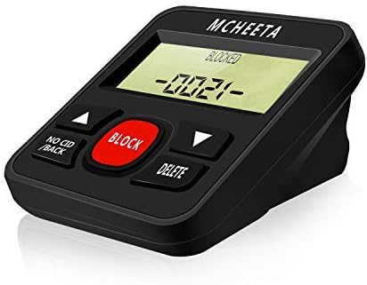 Call Blocker for Landline Phones, Nuisance Phone Blocker with Big Block Button. Robo Call Blocking Device, Block All Sales Calls