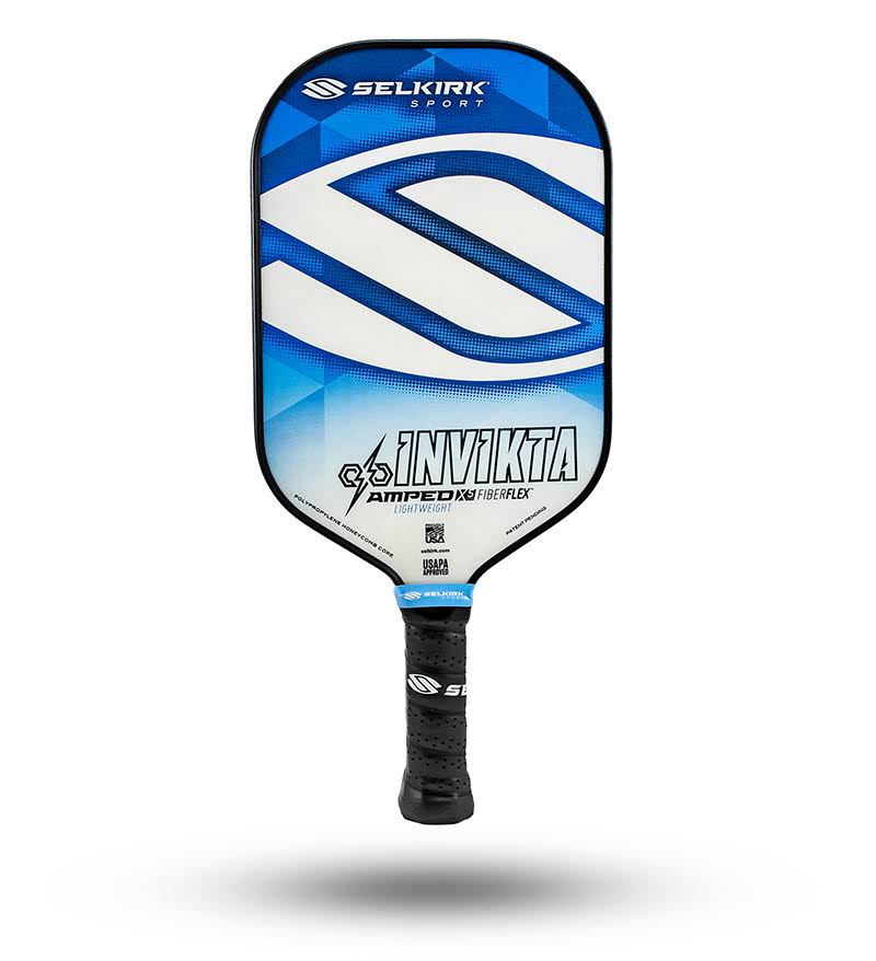 Selkirk Amped Invikta Lightweight 2021 Pickleball Paddle, Blue