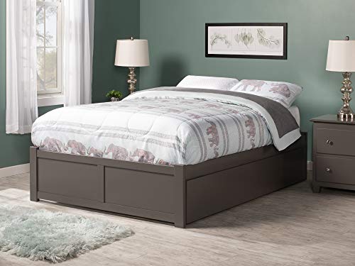 AFI Concord Platform Bed with Footboard & Storage Drawers