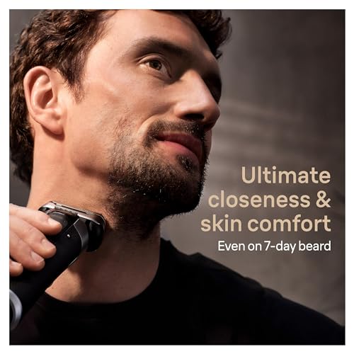 Braun Series 9 PRO+ Electric Razor for Men, 5 Pro Shave Elements & Precision Long Hair Trimmer, 6in1 SmartCare Center