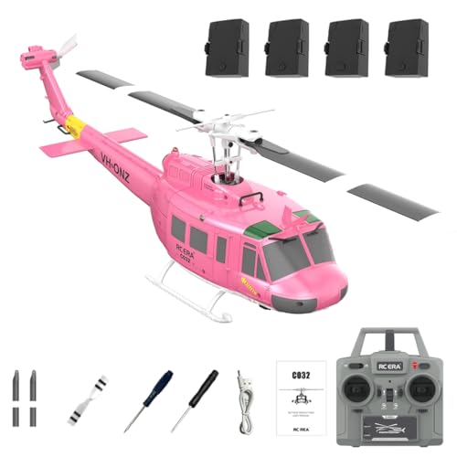RC ERA C032 UH-1 Huey RC Helicopter with 3D Inverted Flight & 6-Axis Gyro Stabilization