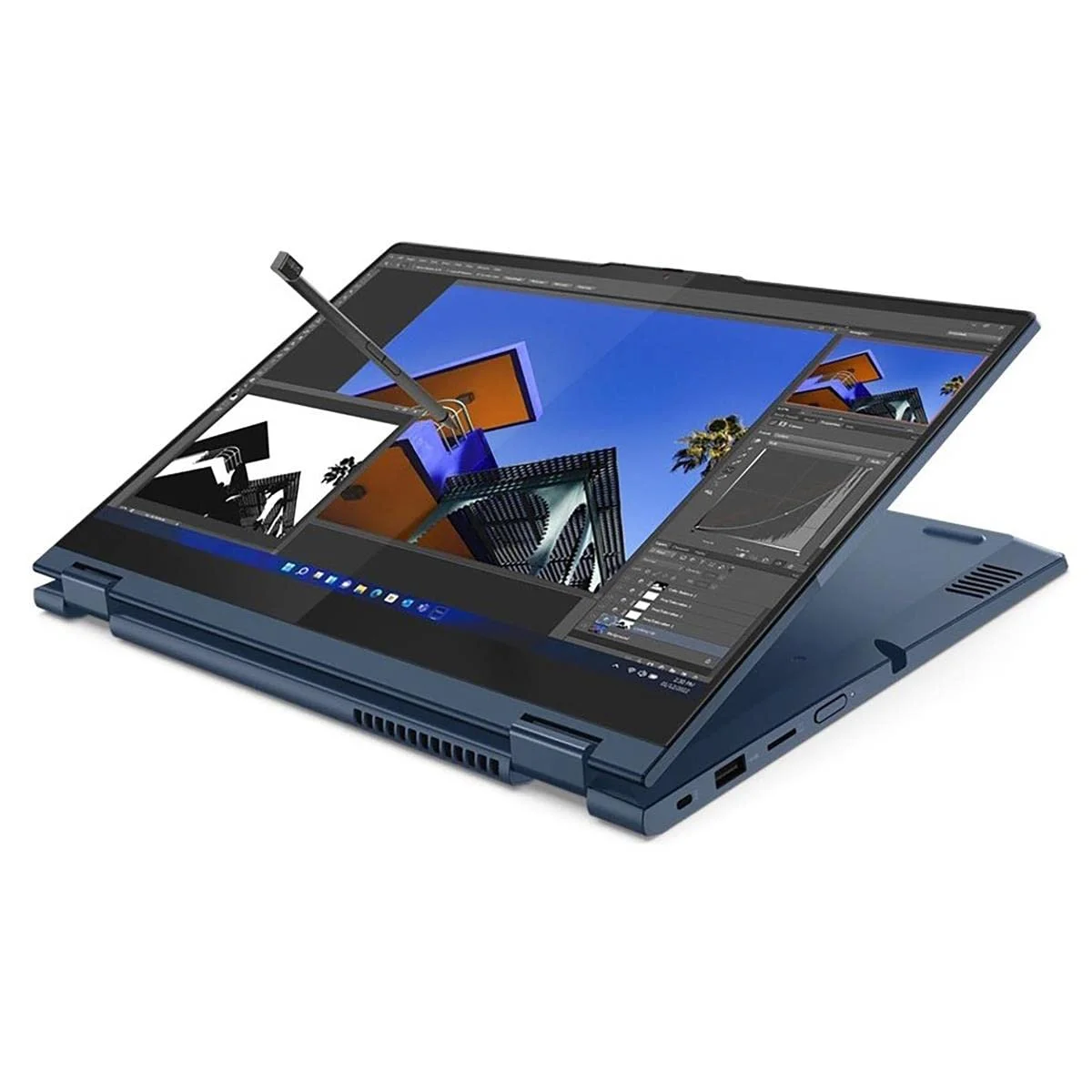 Lenovo ThinkBook 14s Yoga Gen 2 IAP 14" Full HD 2-In-1 Touchscreen Notebook Computer, Intel Core i5-1235U 1.3GHz, 8GB RAM, 256GB SSD, Windows 11 Pro