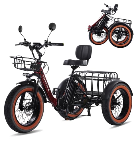 Adult Electric Tricycle Adult Tricycle 3 Wheel Bikes Adults Electric Three Wheel Bike - Radiant Selections