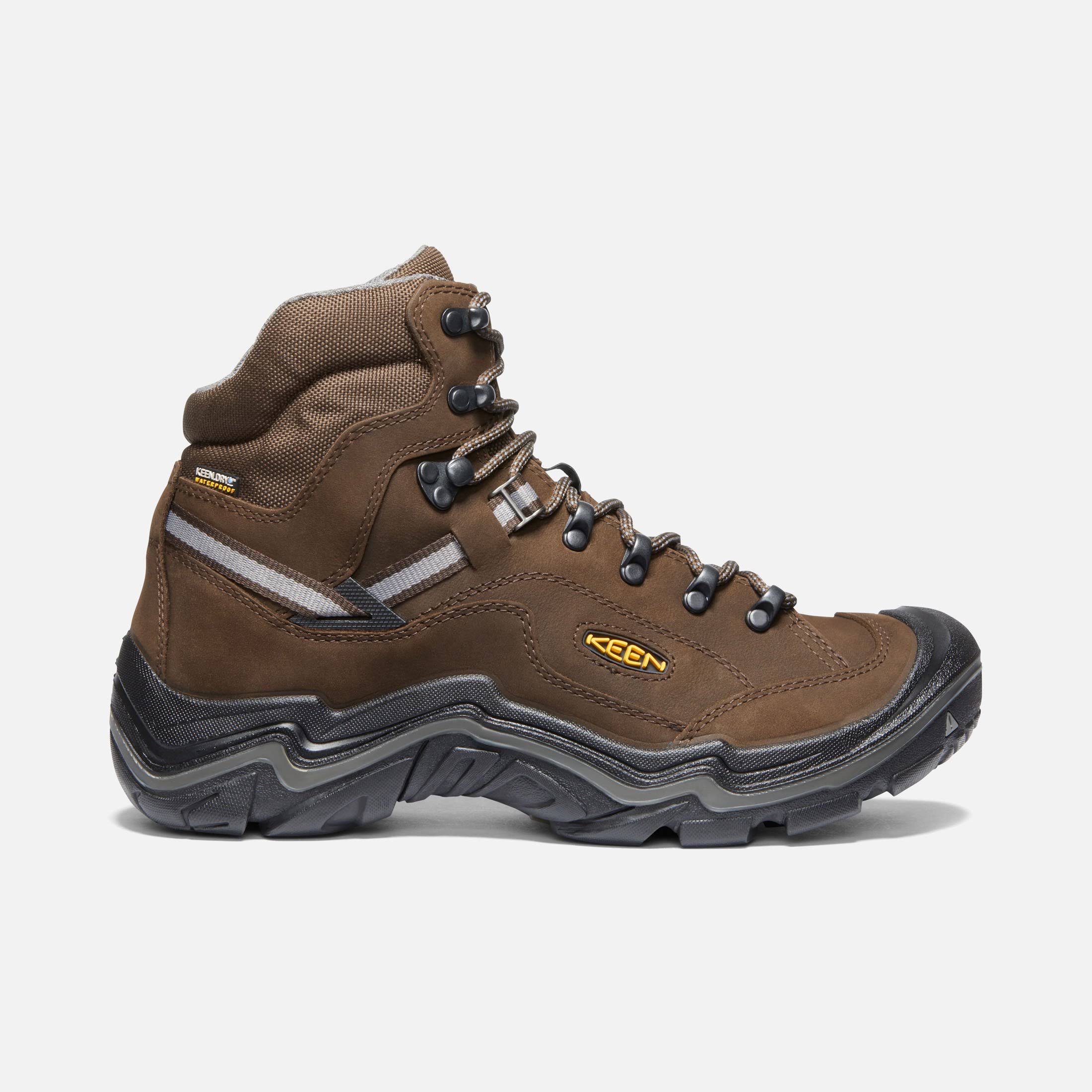 Keen Durand II Mid Waterproof Wide 10 , Cascade Brown/Gargoyle (Men&s)