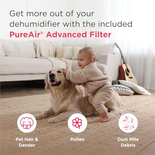 Frigidaire 50-Pint Portable Dehumidifier with Wi-Fi and Energy Star Certification for Medium/Large Rooms & Basements, Custom Humidity Control