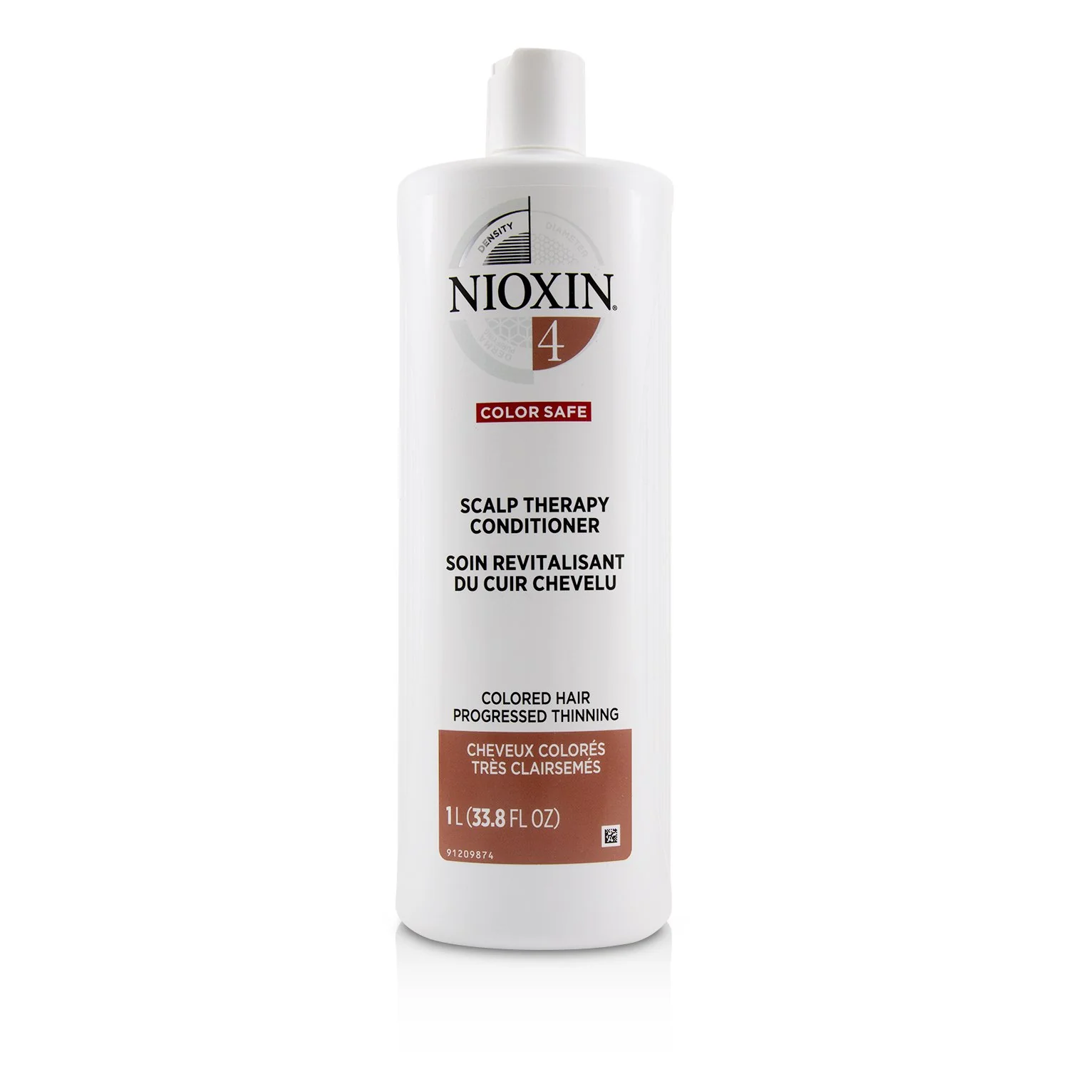 Nioxin Density System 4 Scalp + Hair Conditioner (Colored Hair, Progressed Thinning, Color Safe)  500ml/16.9oz