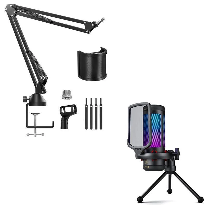 TONOR TC310 Gaming Mic, USB Microphone for PC, PS4, PS5, Cardioid Condenser Mic - Curated Treasures Market