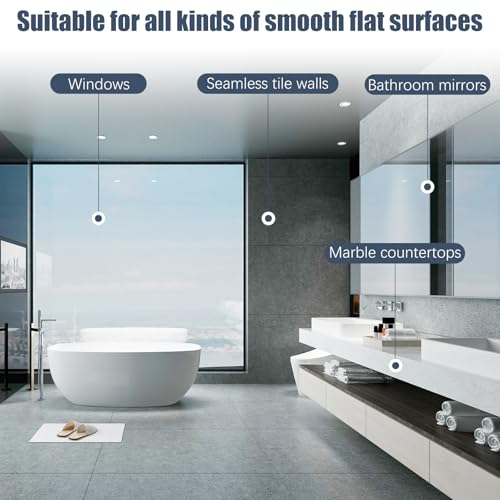 Window Cleaning Robot, 3000Pa Strong Suction Smart Cleaner with Automatic Water Spray, Remote Control, Voice Broadcast
