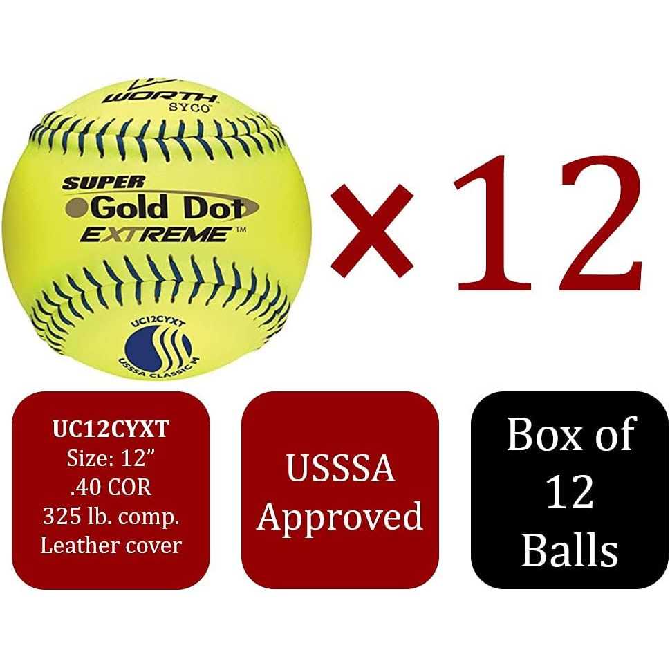 Worth USSSA Dot Slowpitch Softball - Sports Supplies Online Store